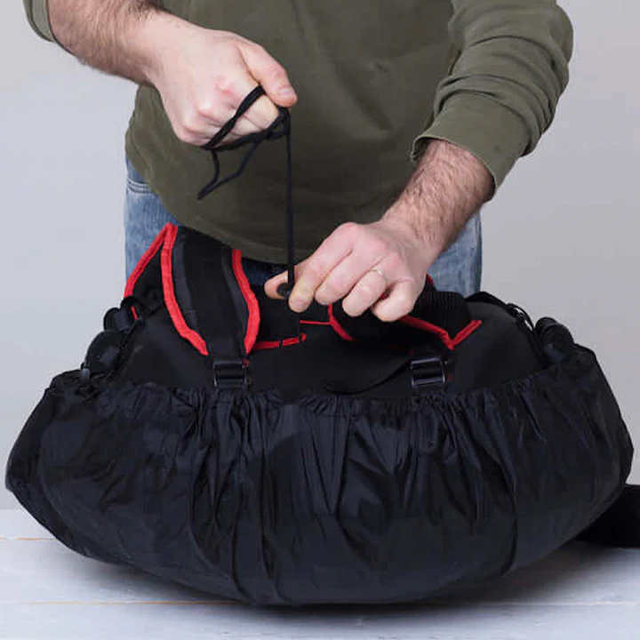 Raincover Regenschutz mit Handpan World Logo